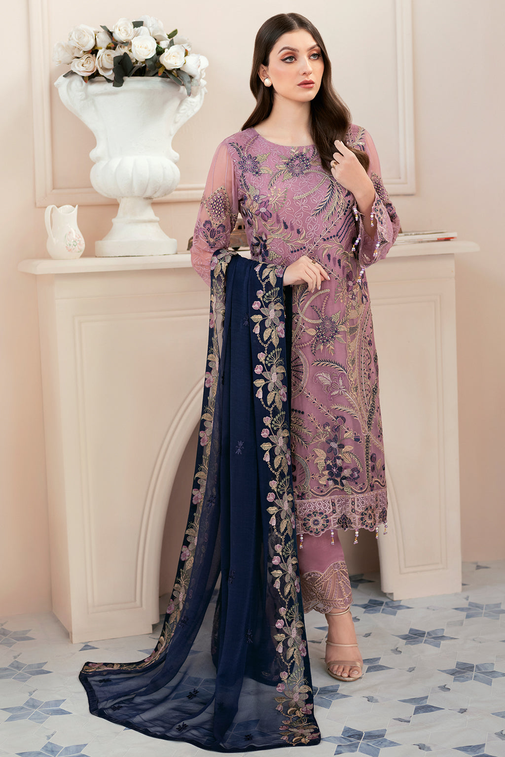 Ramsha | Rangoon Chiffon Collection 24 | D-910 - House Of Anaya