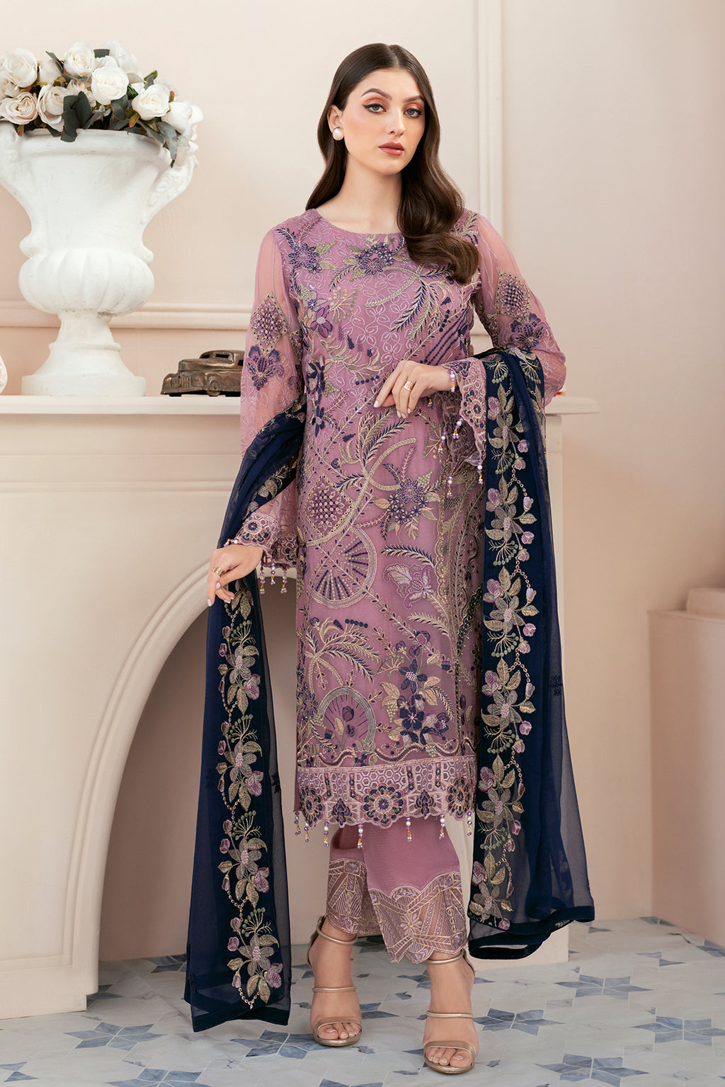 Ramsha | Rangoon Chiffon Collection 24 | D-910 - House Of Anaya