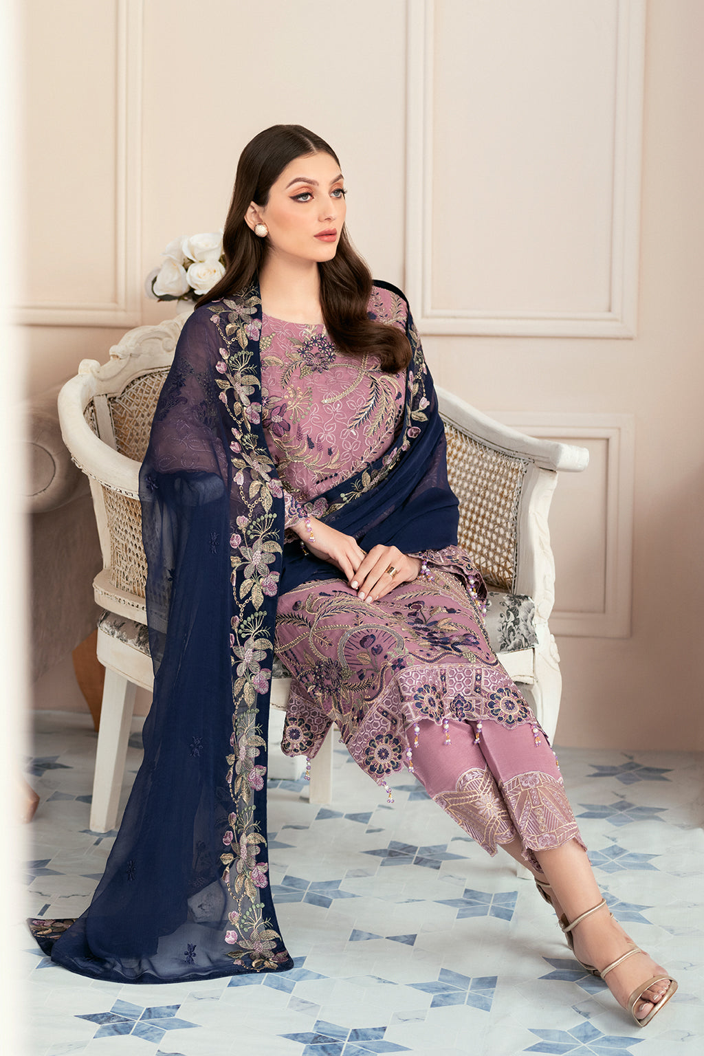 Ramsha | Rangoon Chiffon Collection 24 | D-910 - House Of Anaya