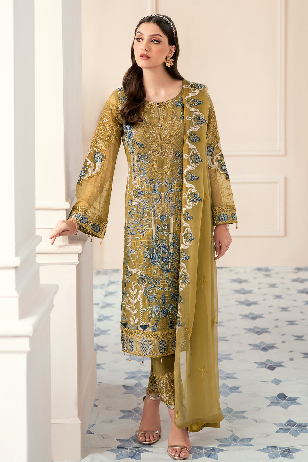 Ramsha | Rangoon Chiffon Collection 24 | D-903 - House Of Anaya