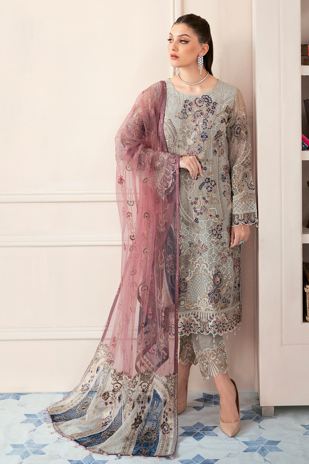 Ramsha | Rangoon Chiffon Collection 24 | D-907 - House Of Anaya