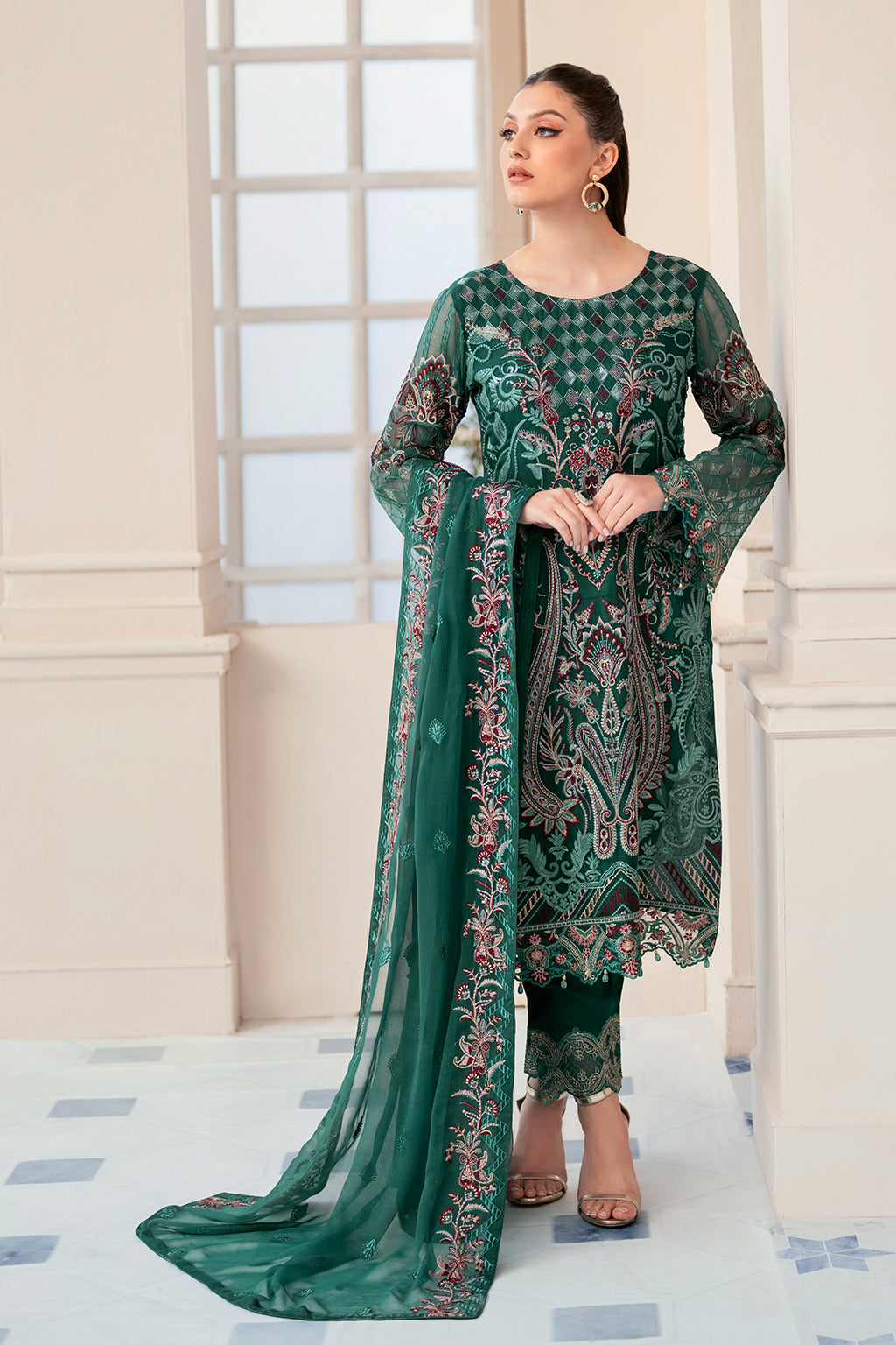 Ramsha | Rangoon Chiffon Collection 24 | D-908 - House Of Anaya