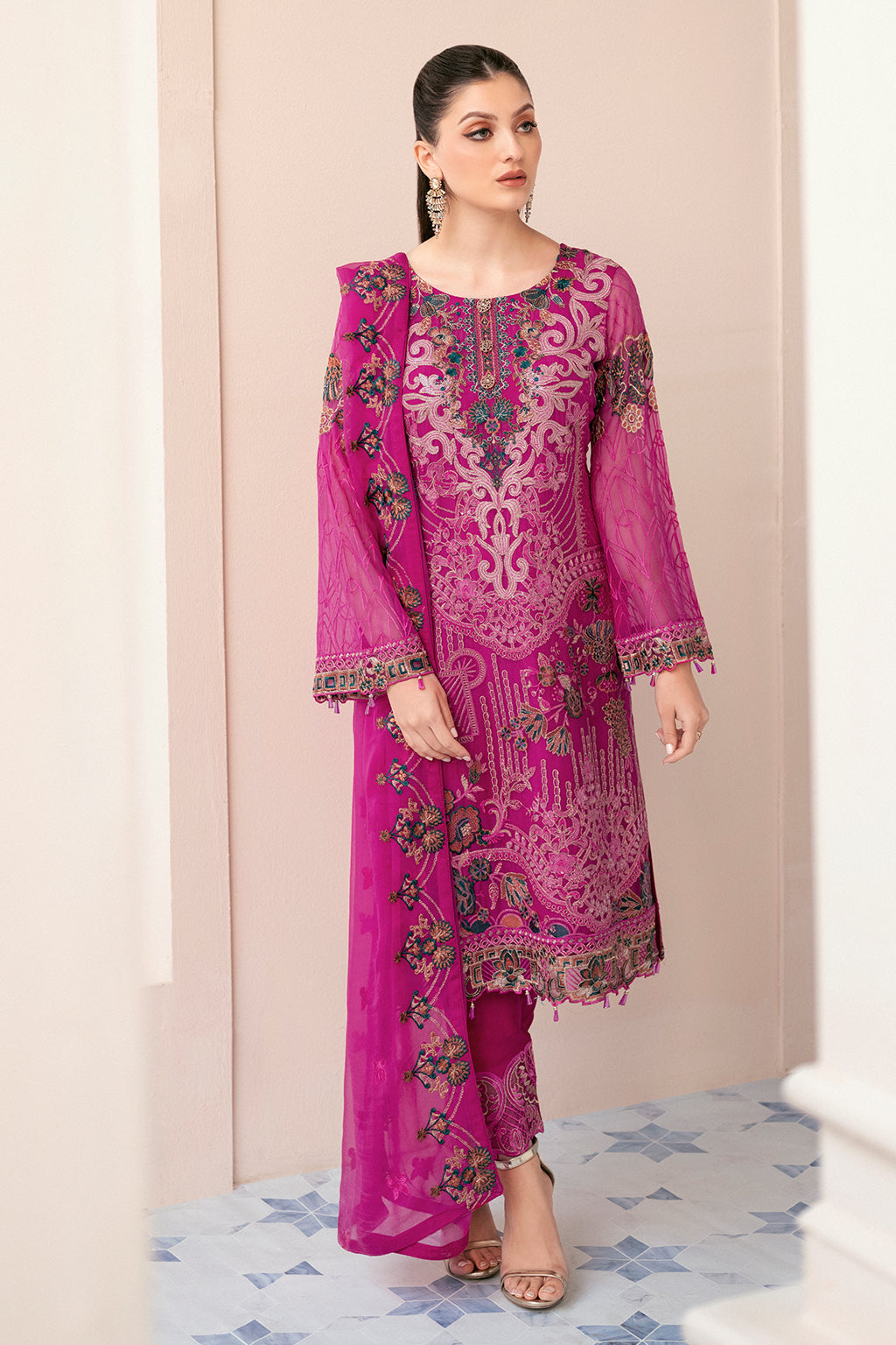 Ramsha | Rangoon Chiffon Collection 24 | D-912 - House Of Anaya