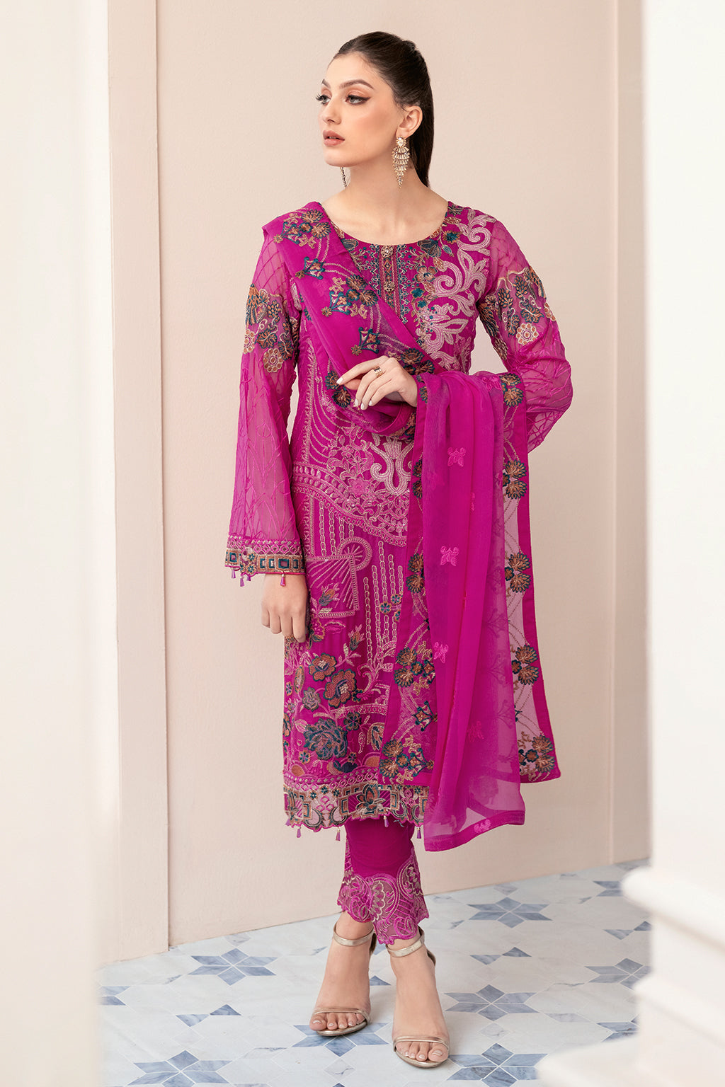 Ramsha | Rangoon Chiffon Collection 24 | D-912 - House Of Anaya