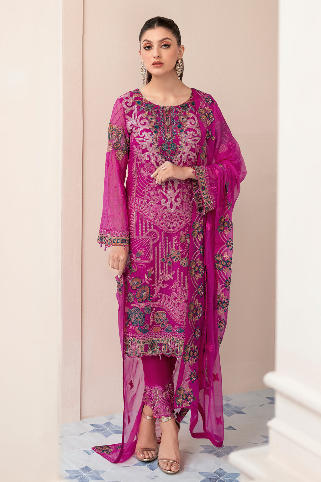 Ramsha | Rangoon Chiffon Collection 24 | D-912 - House Of Anaya