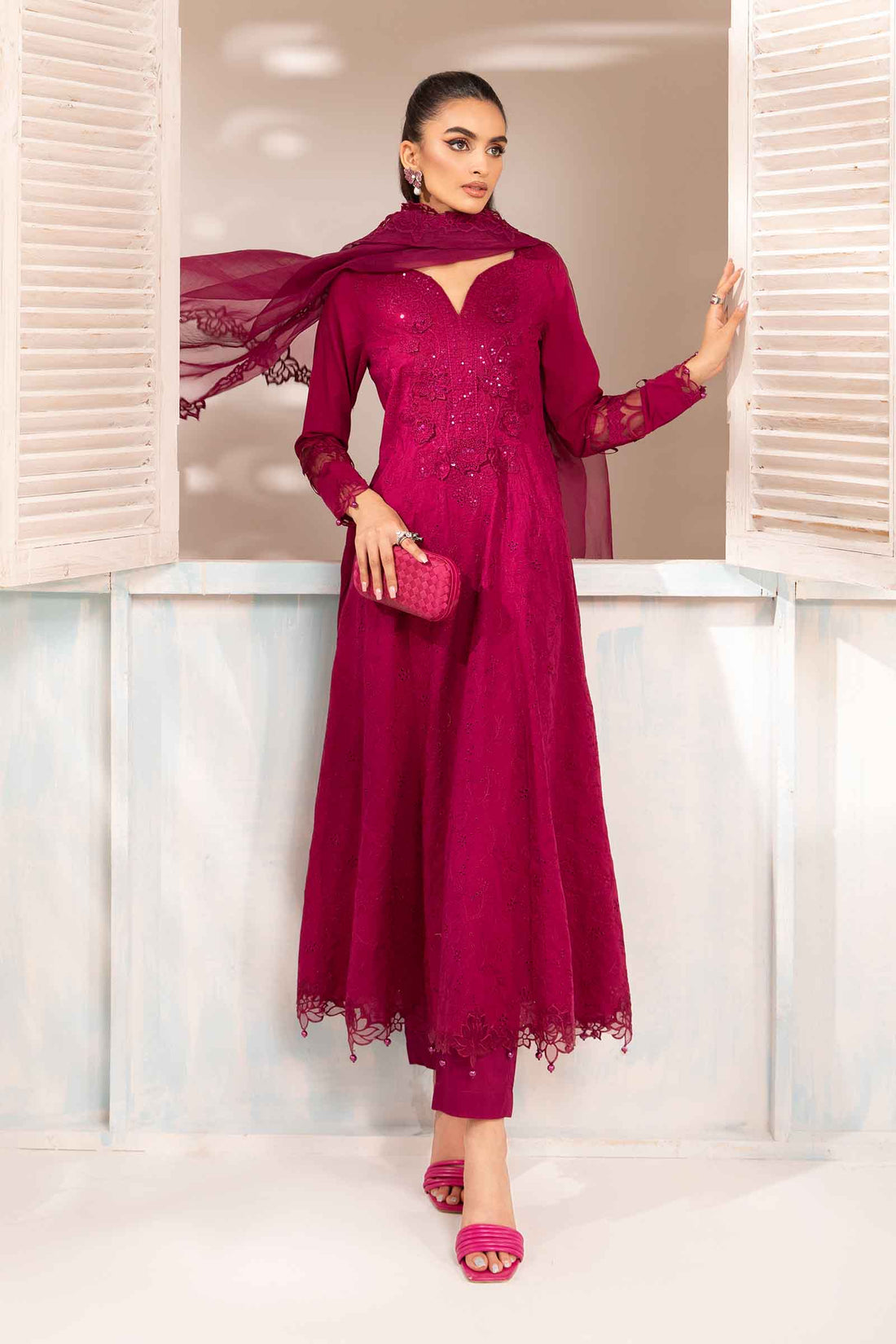 Maria B | Eid Collection 26 | 3 Piece Embroidered Lawn Suit