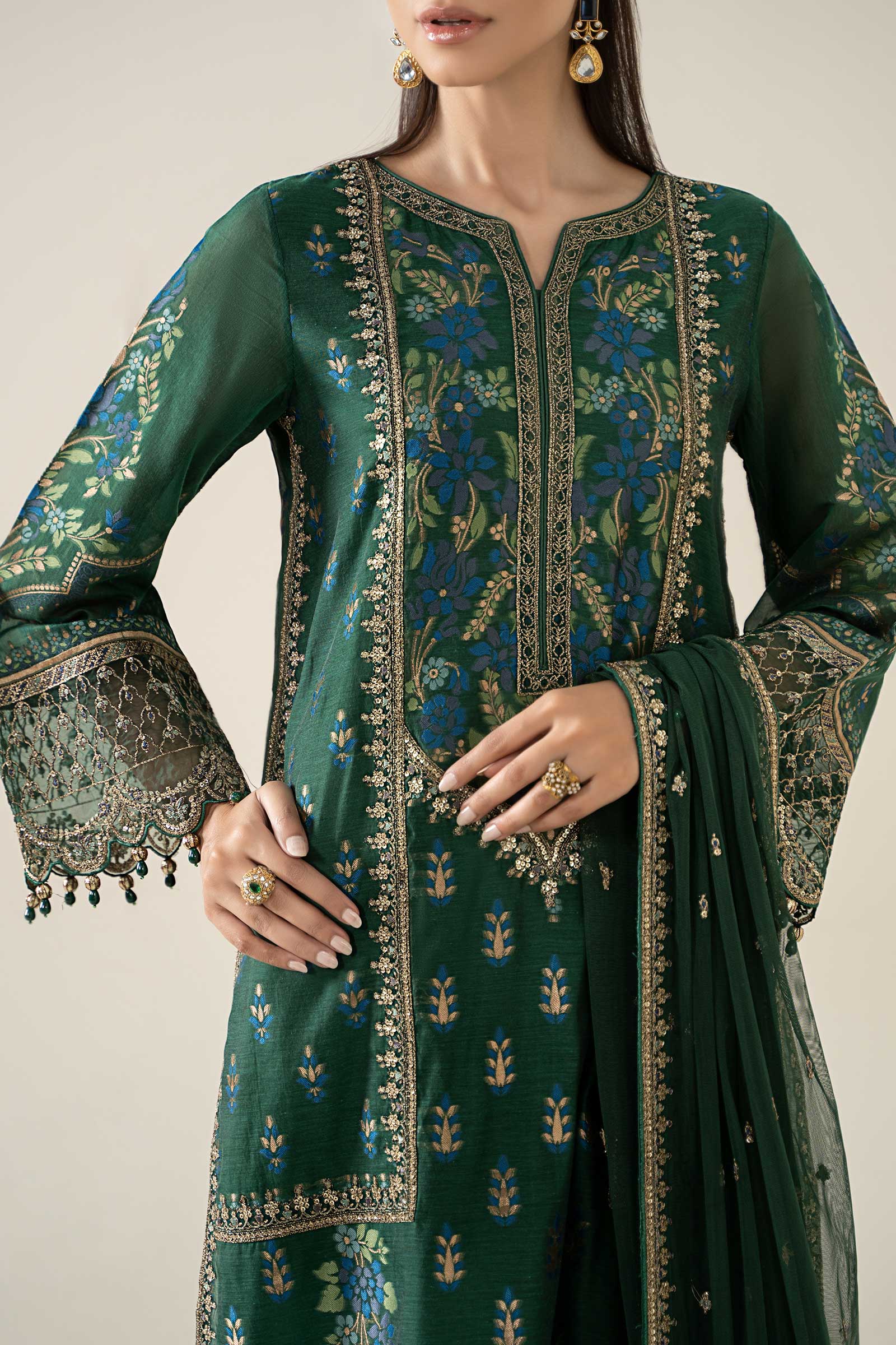 Maria B | Pre Fall 25 | Jacquard Suit 21