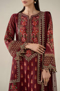 Maria B | Pre Fall Dresses | 3 Piece Embroidered Jacquard Suit Red