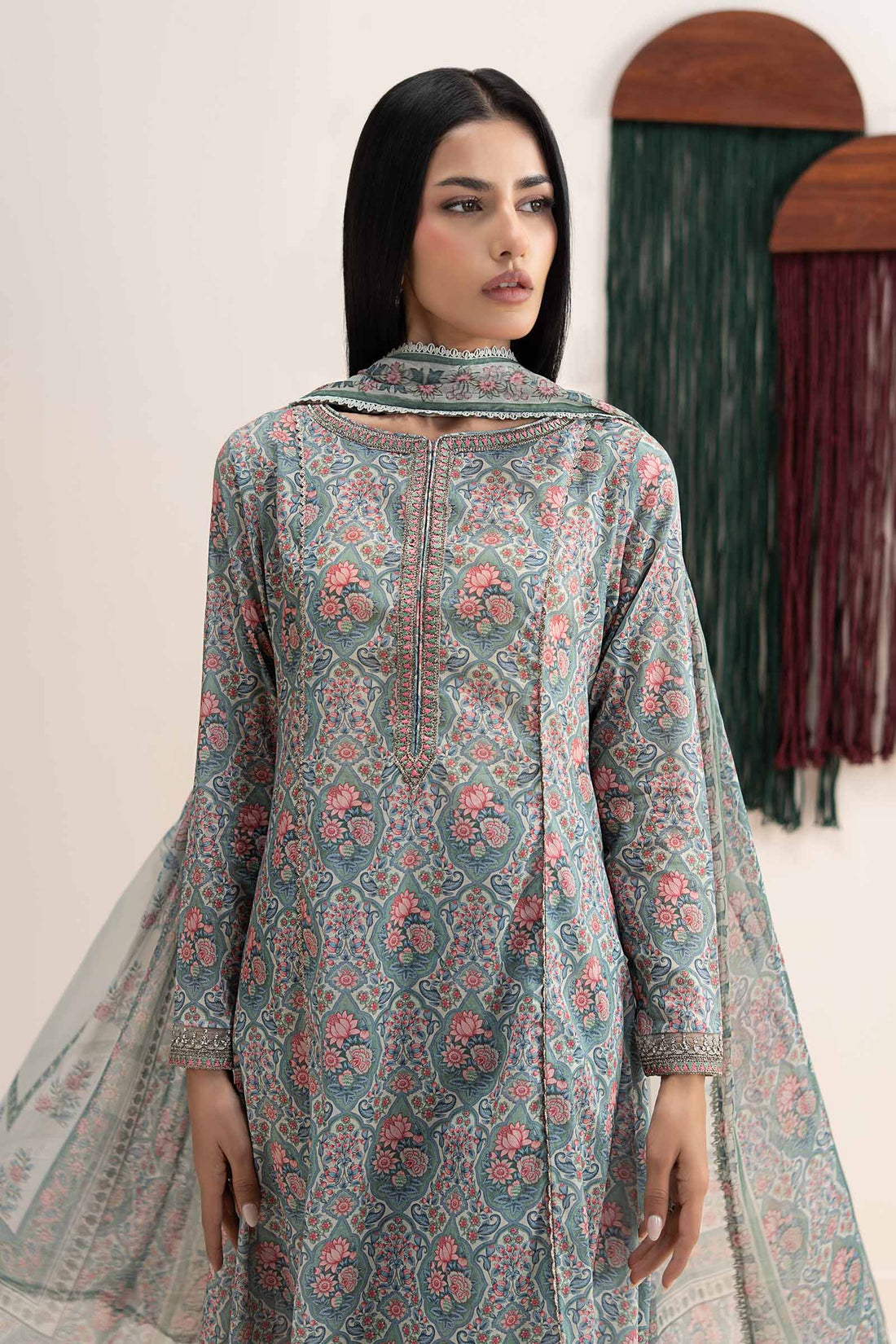 Maria B | Eid Collection 26 | 3 Piece Embroidered Lawn SuitMaria B | Eid Collection 26 | 3 Piece Embroidered Lawn Suit