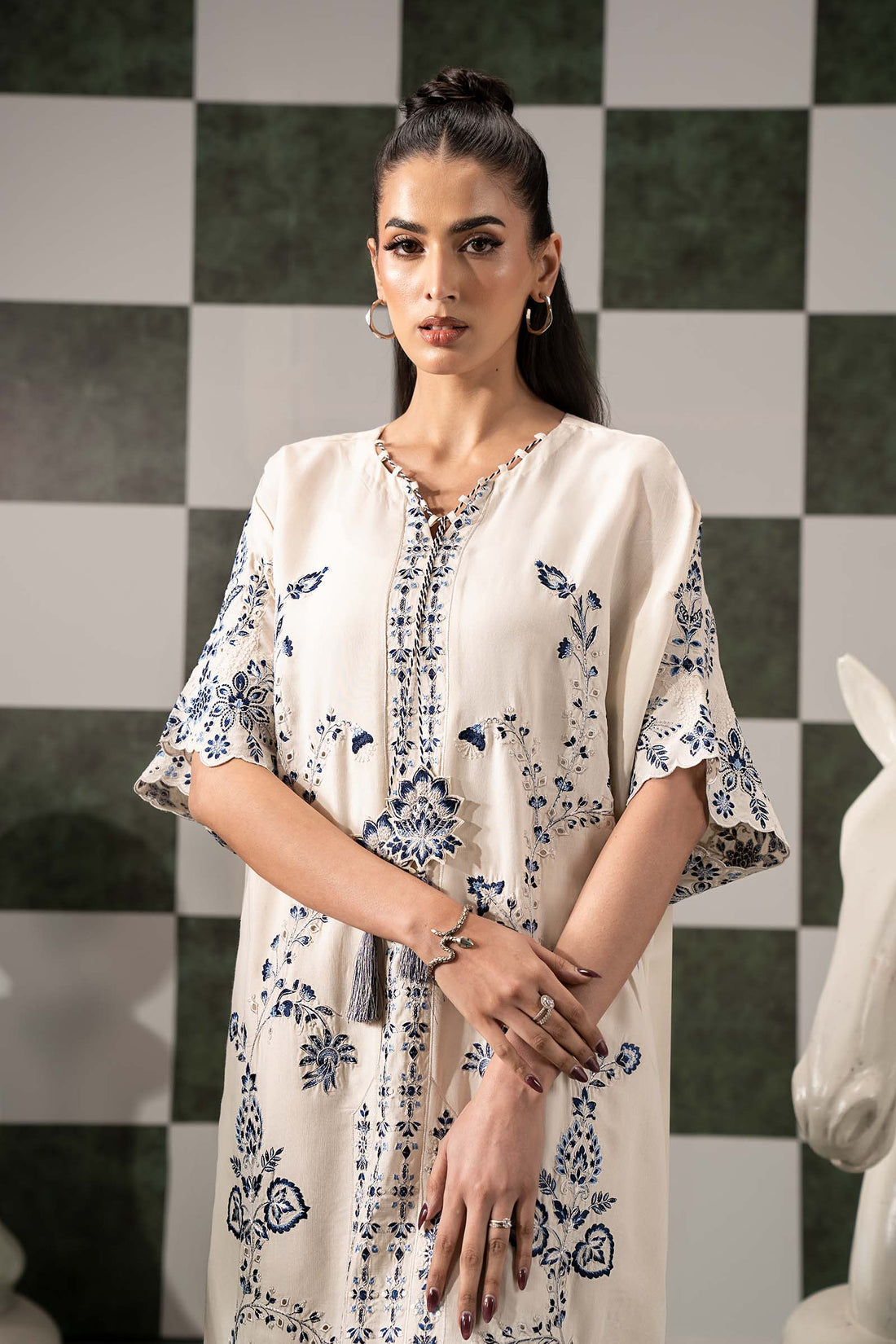 Maria B | Eid Collection 26 | 2 Piece Embroidered Raw Silk Suit