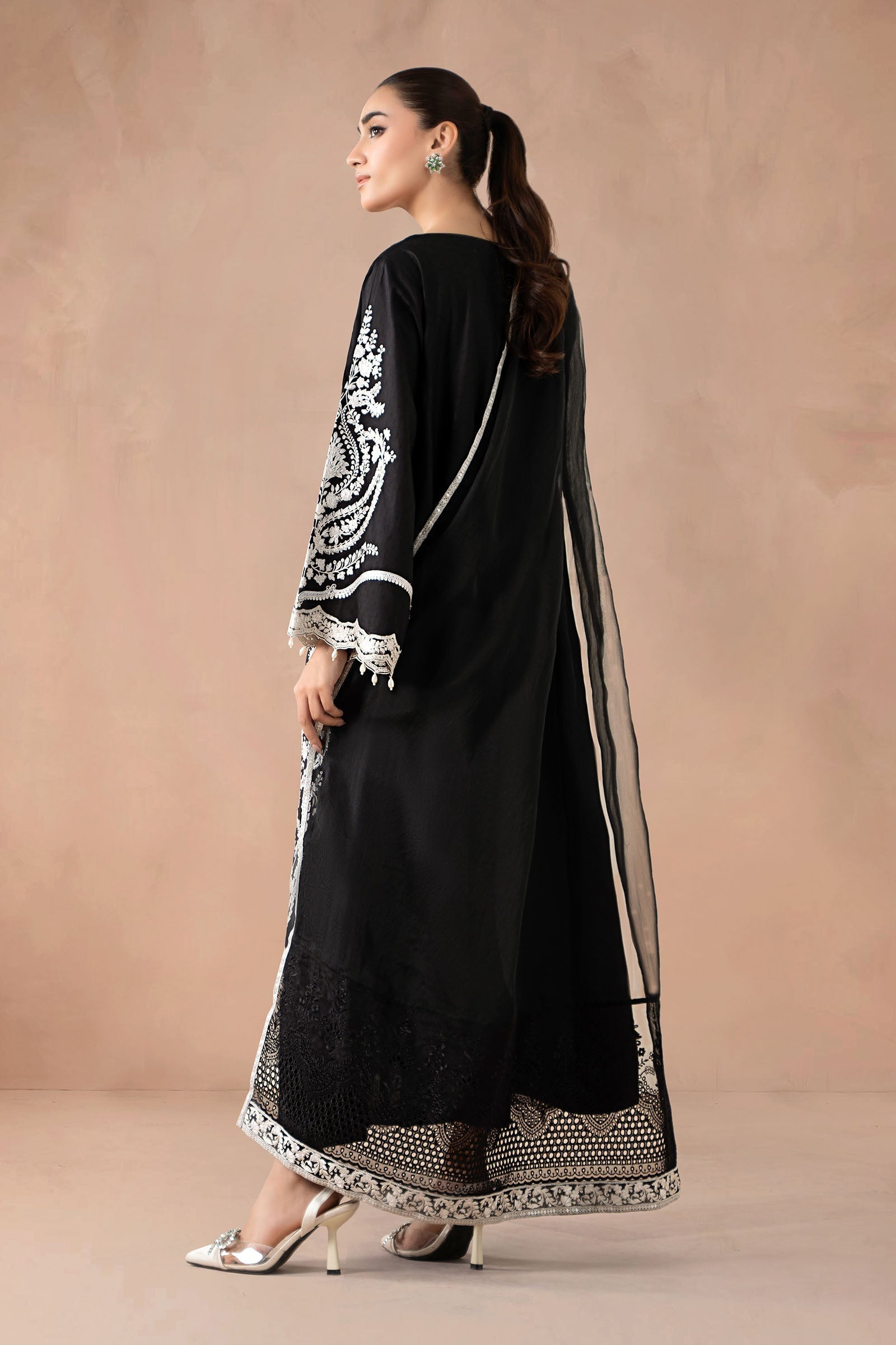 Maria B | Luxury Winter Pret 25 | DW-MN24-04R1-Black