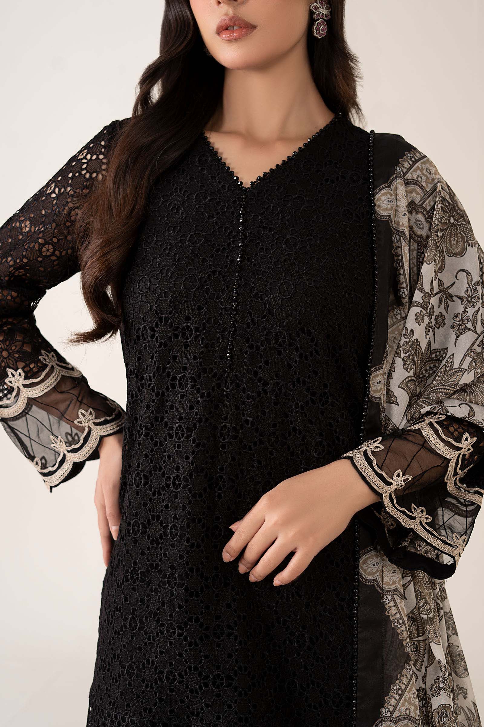 Maria B | Luxury Winter Pret 25 | DW-MN24-10R1-Black