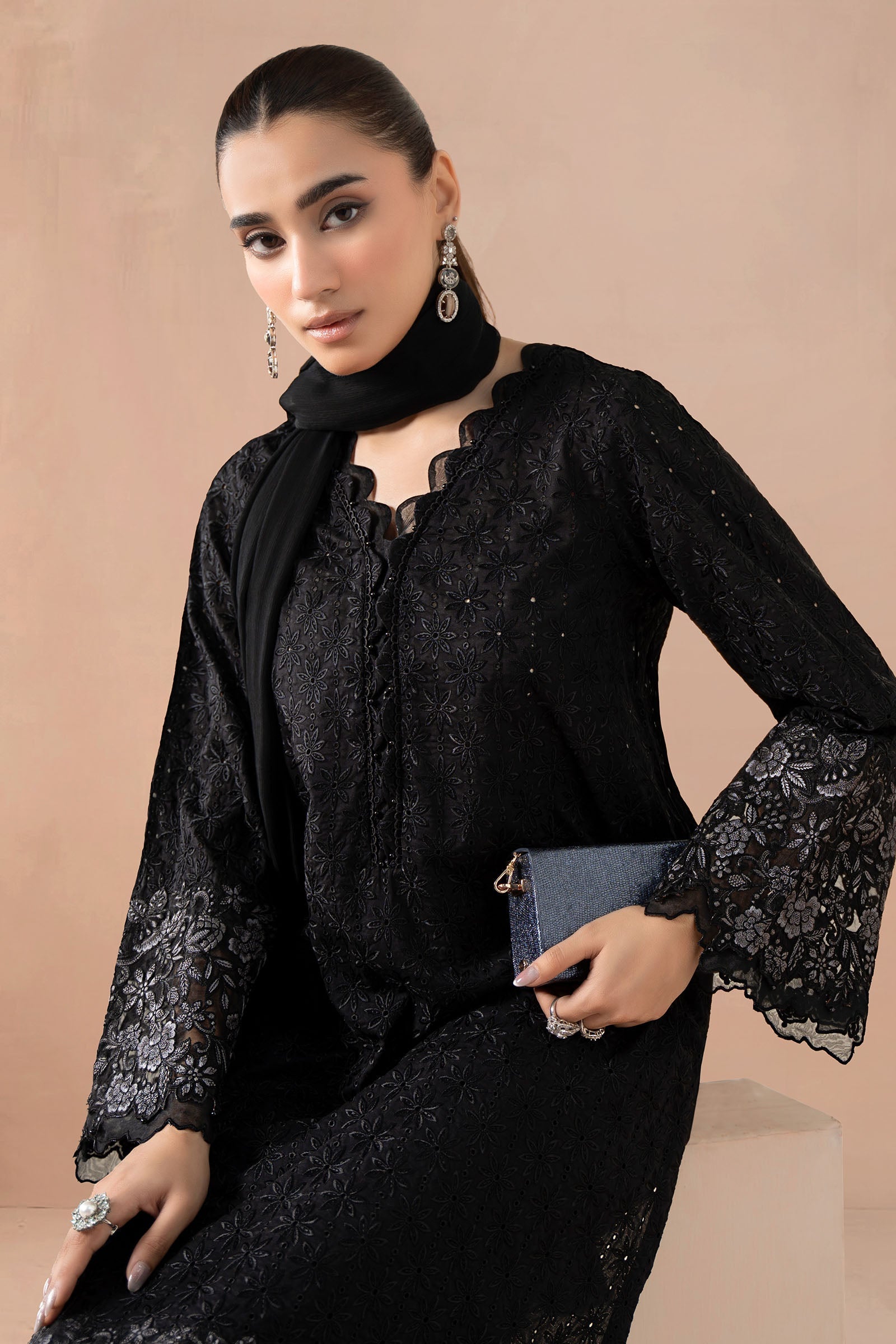 Maria B | Pre Fall Dresses | 3 Piece Embroidered Lawn Suit SS