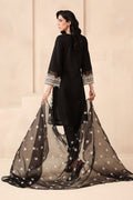 Maria B | Pre Fall Dresses | 3 Piece Embroidered Dobby Suit Black3