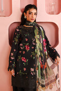 Maria B | Pre Fall Dresses | 3 Piece Embroidered Cotton Suit Black