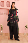 Maria B | Pre Fall Dresses | 3 Piece Embroidered Cotton Suit Black