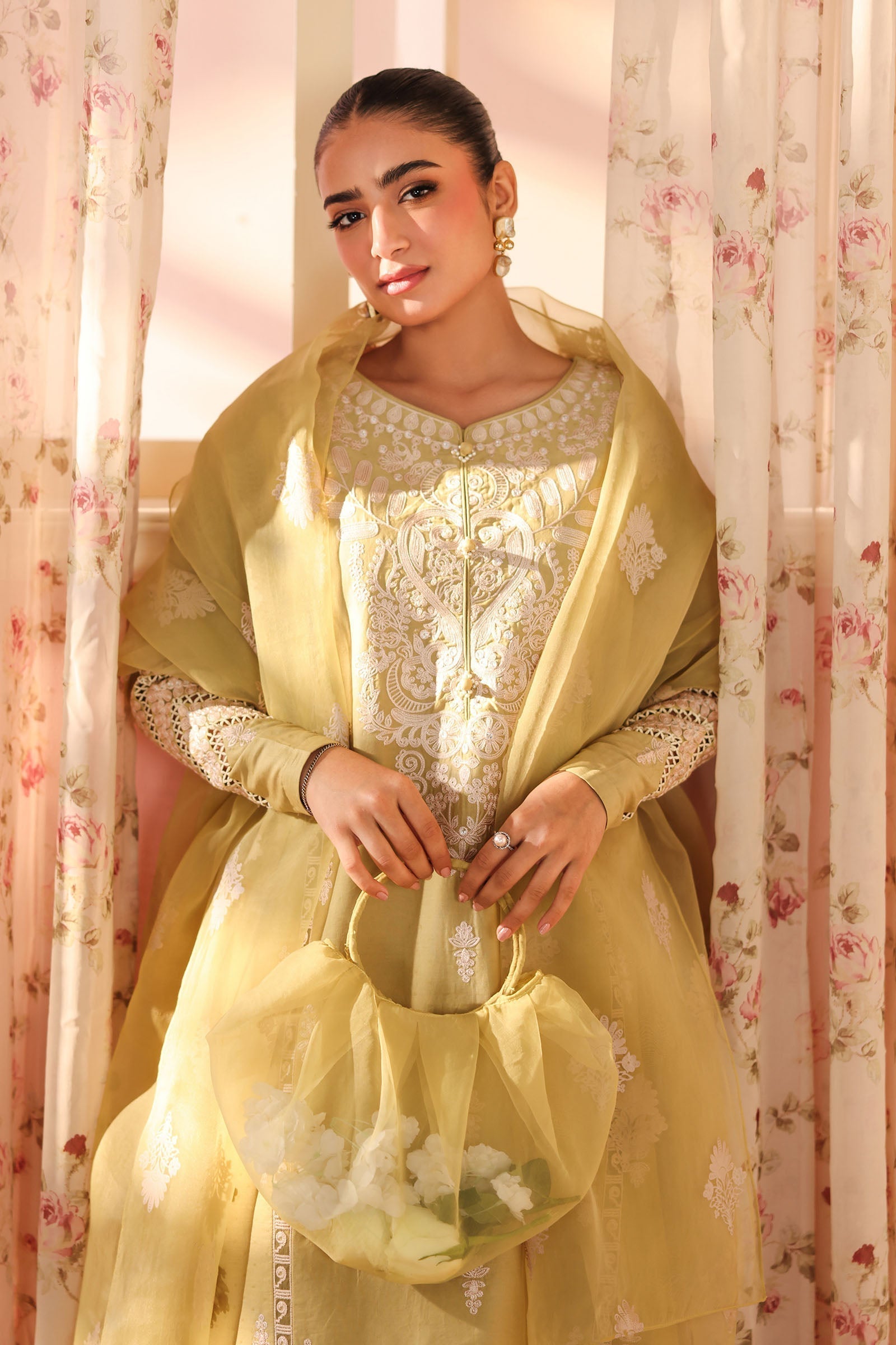 Maria B | Luxury Winter Pret 25 | DW-PF25-34-Light Green