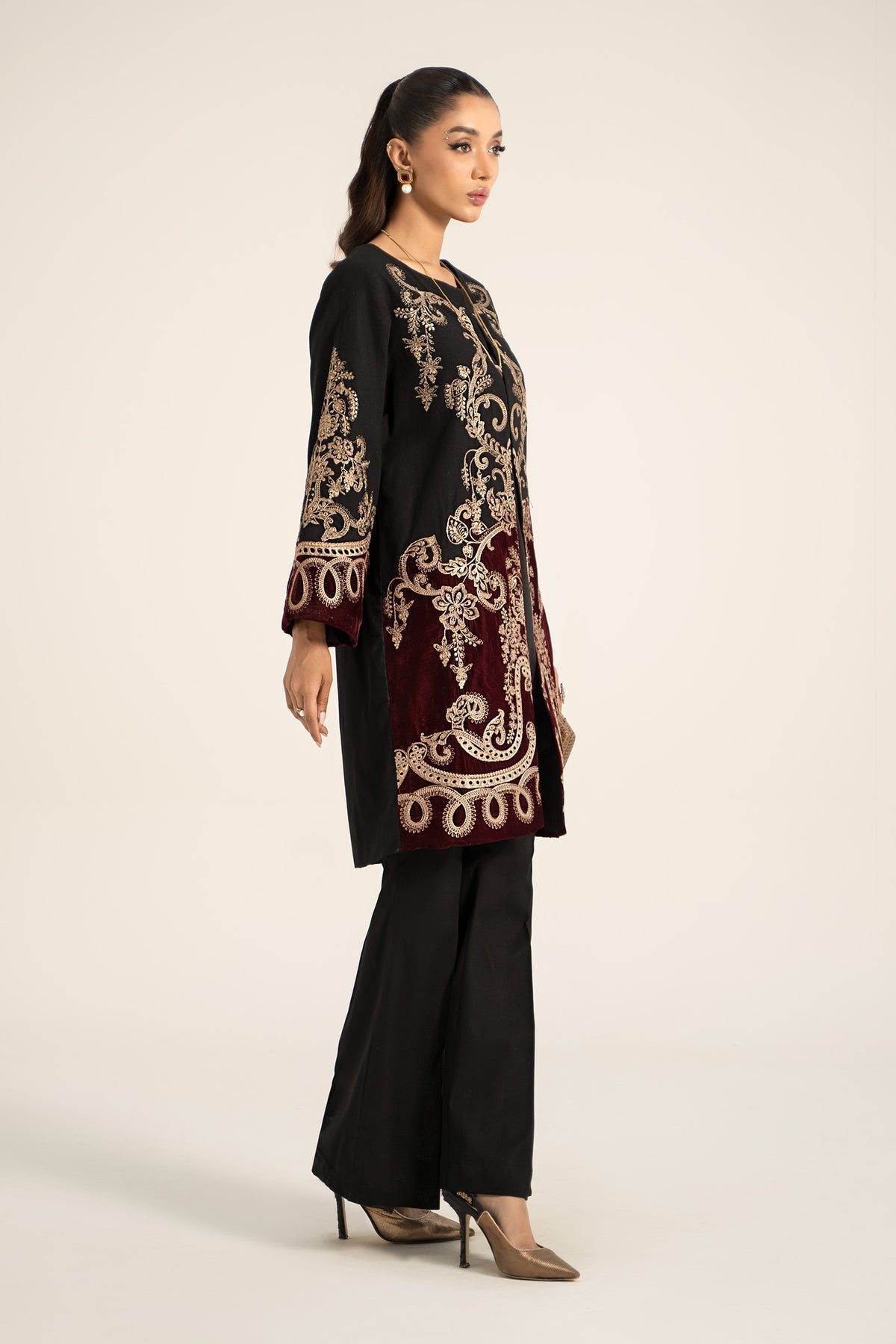 Maria B | Casual Pret 2024 | Khaddar Suit | DW-W24-113