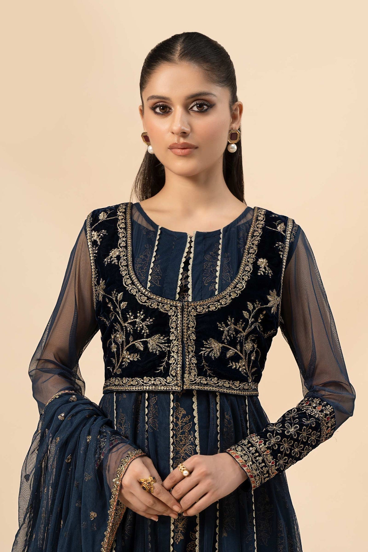 Maria B | Casual Pret 2024 | Khaddar Suit | DW-W24-151