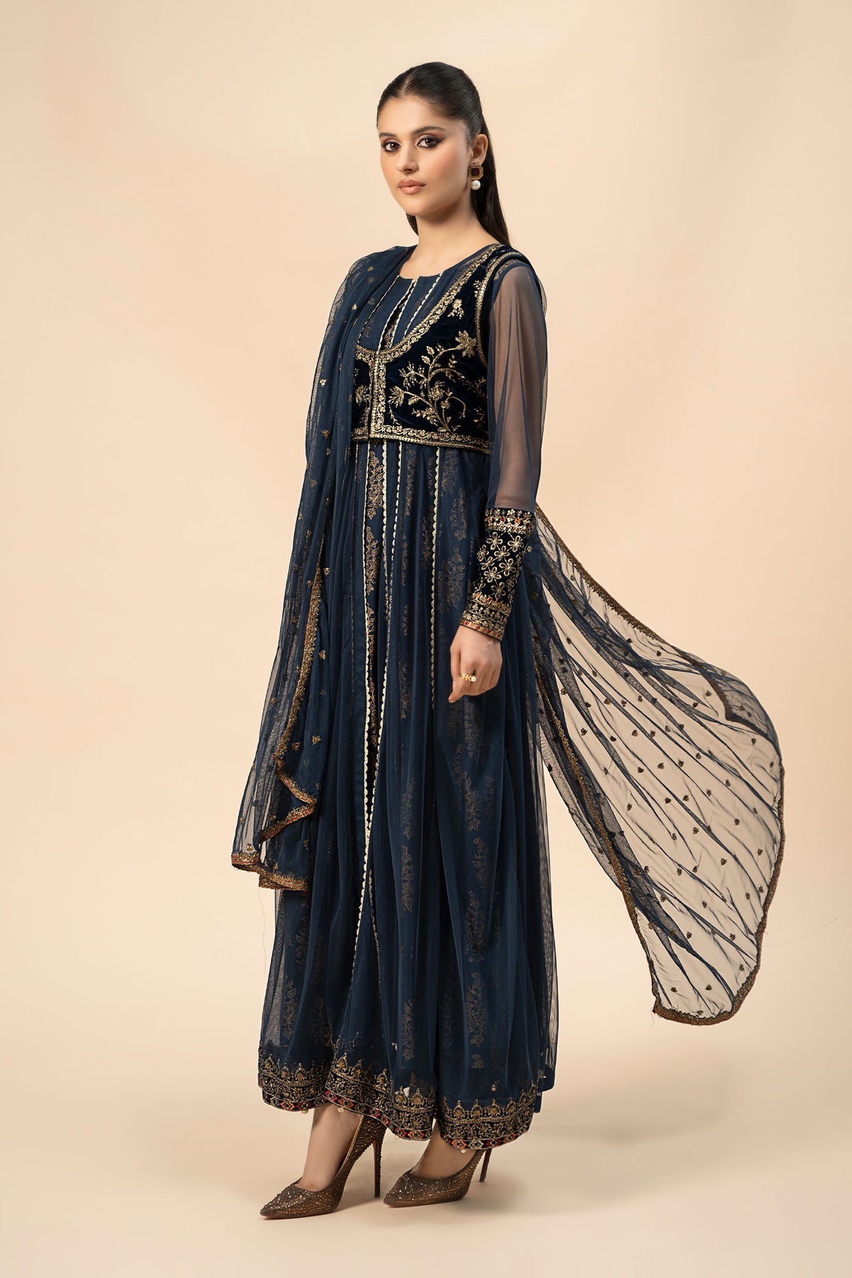 Maria B | Casual Pret 2024 | Khaddar Suit | DW-W24-151