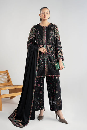 Maria B | Pre Fall Dresses | 3 Piece Embroidered Khaddar Suit ZF