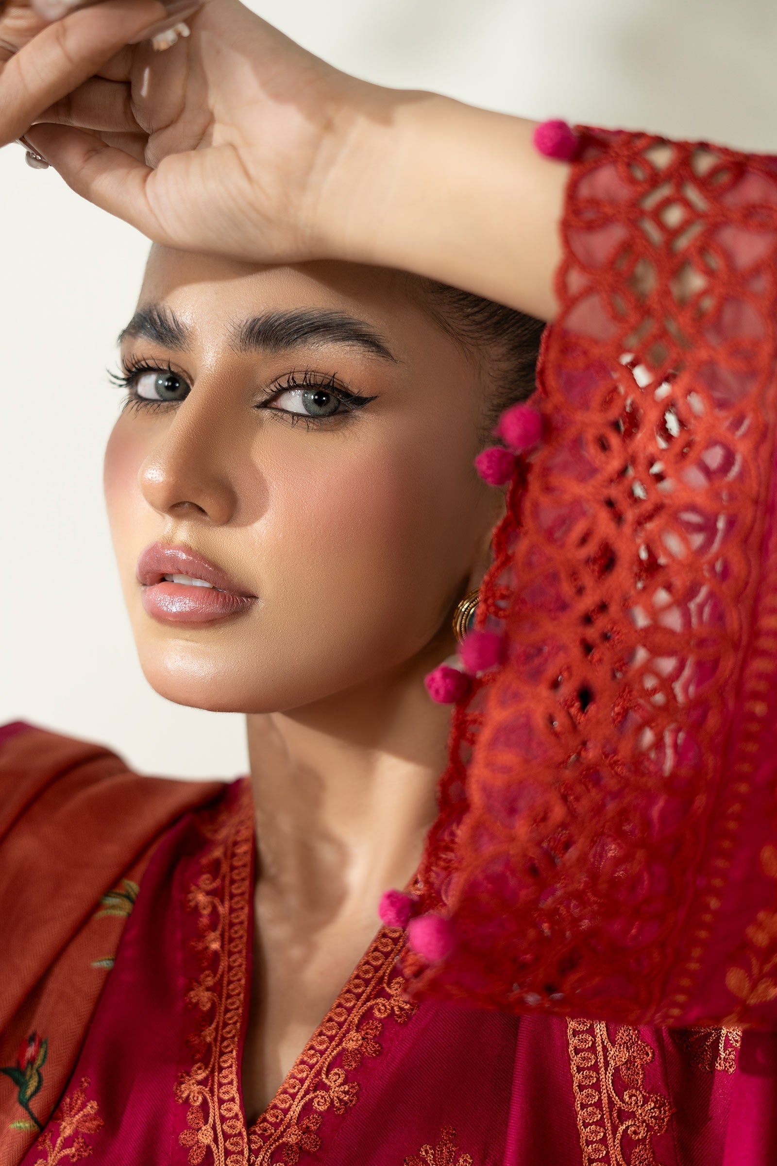 Maria B | Luxury Winter Pret 25 | DW-W25-46-Hot Pink