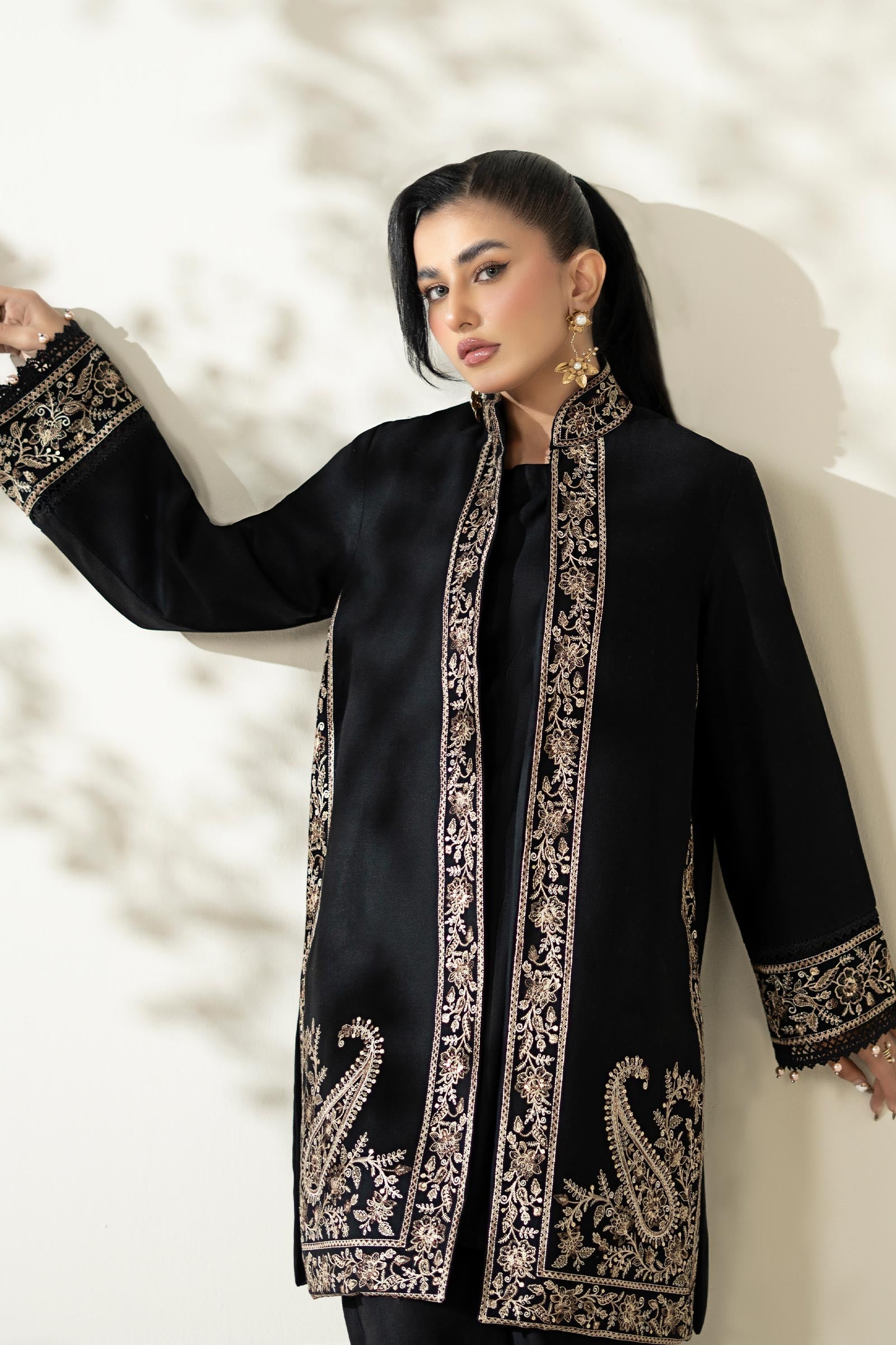 Maria B | Luxury Winter Pret 25 | DW-W25-49-Black