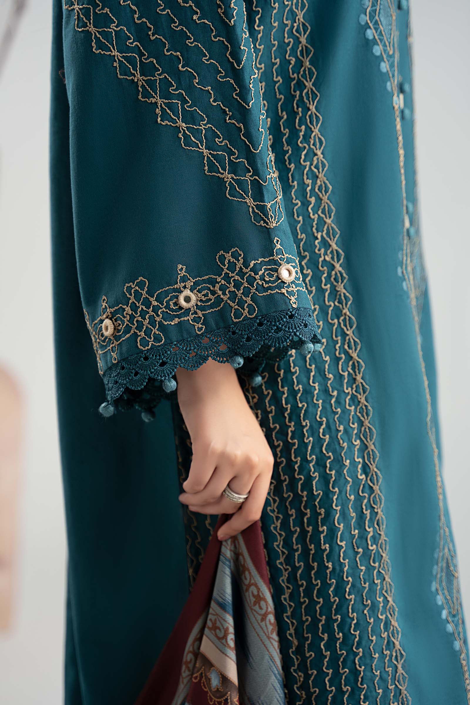 Maria B | Luxury Winter Pret 25 | DW-W25-51-Blue