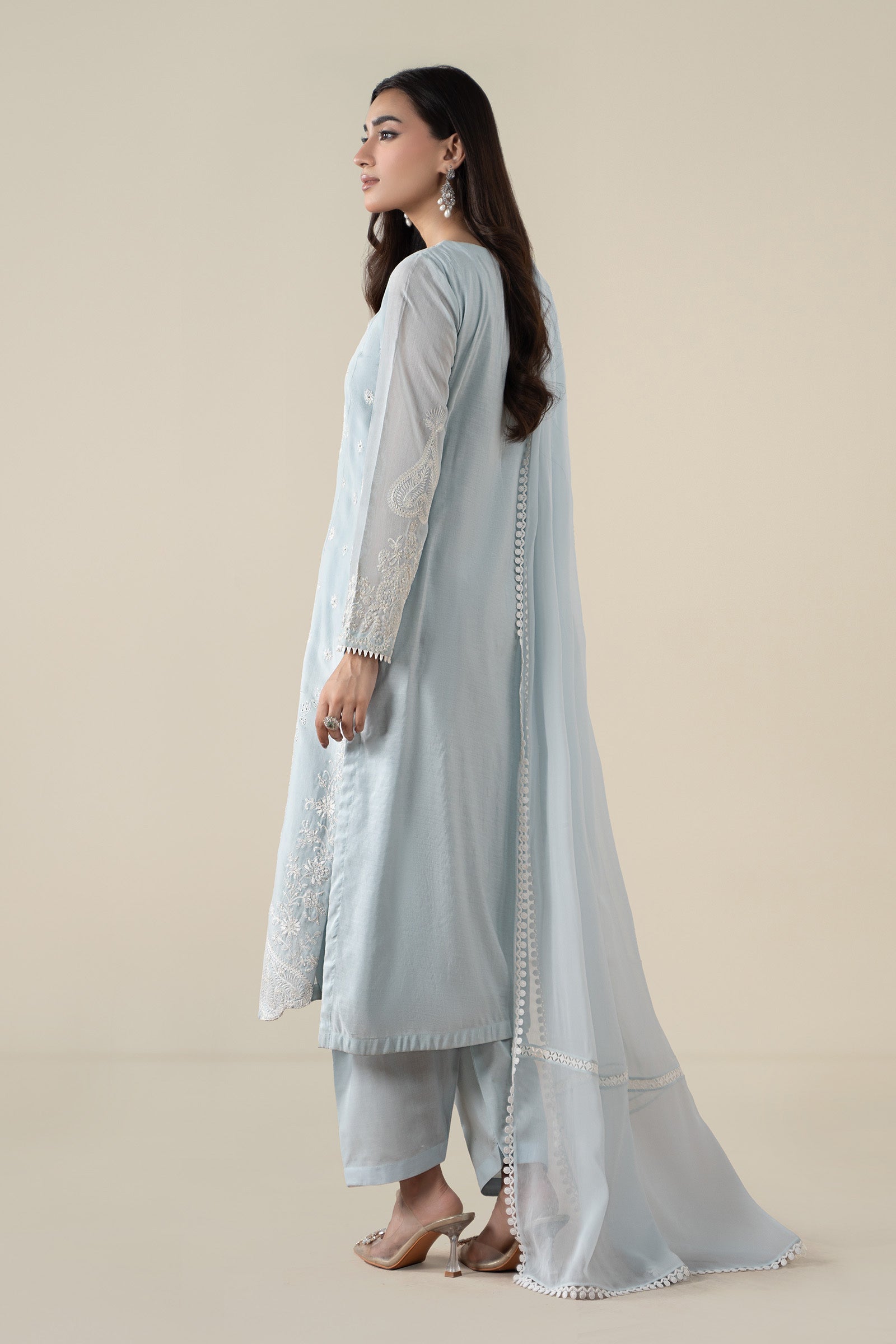 Maria B | Luxury Winter Pret 25 | DW-EA25-76-Blue