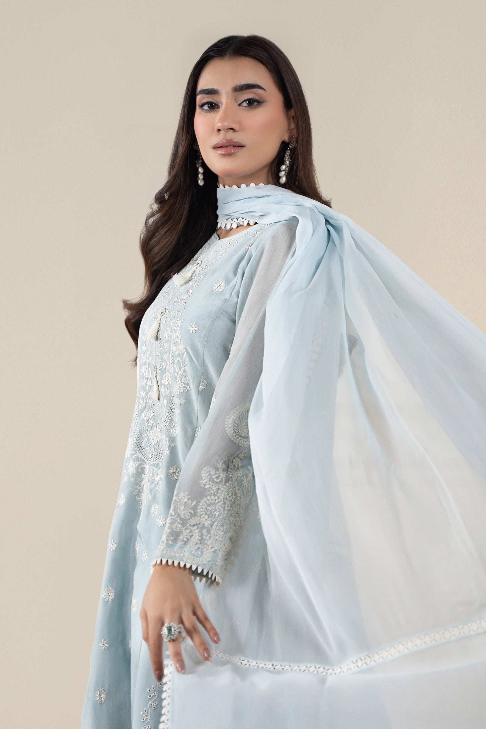 Maria B | Luxury Winter Pret 25 | DW-EA25-76-Blue