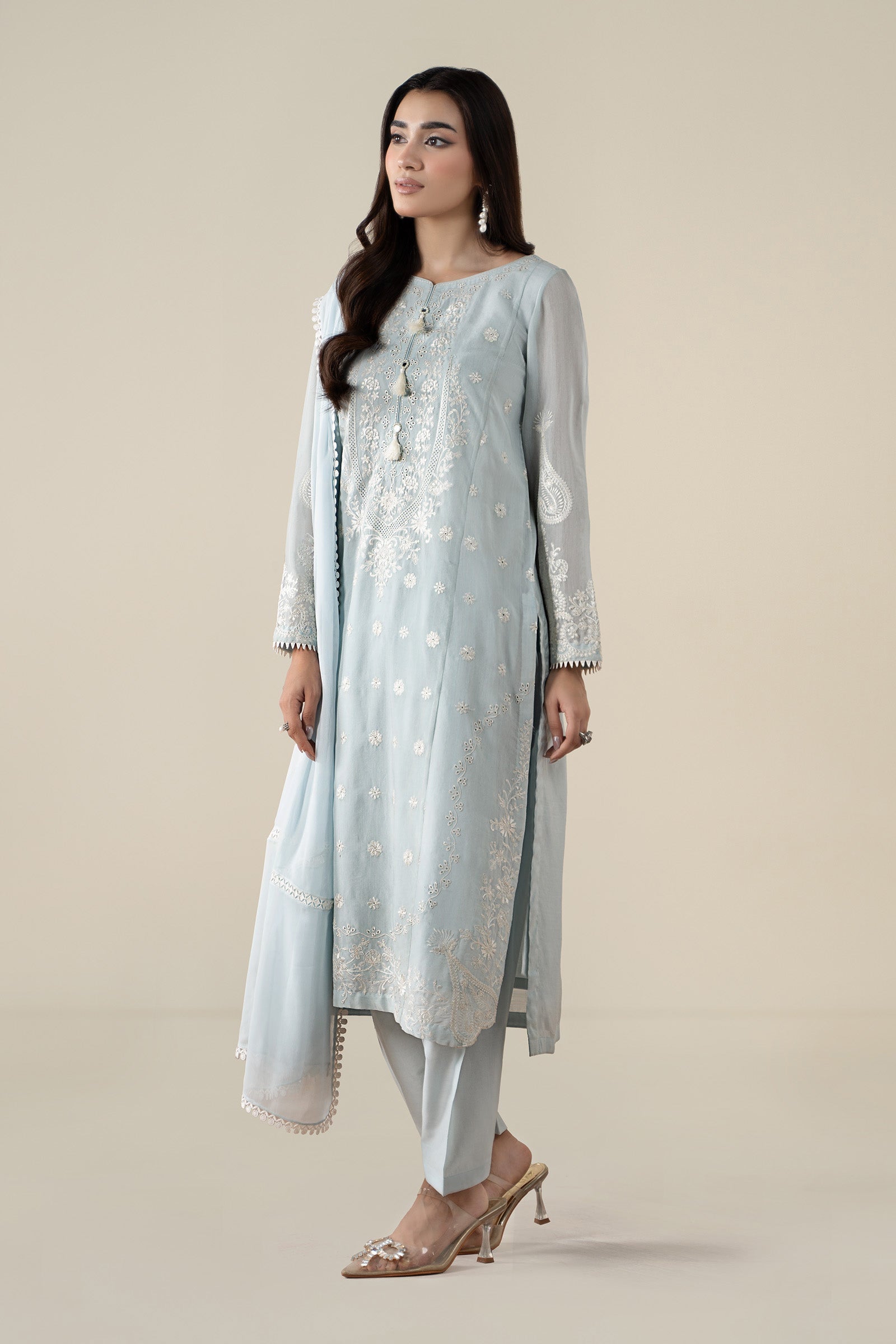 Maria B | Luxury Winter Pret 25 | DW-EA25-76-Blue