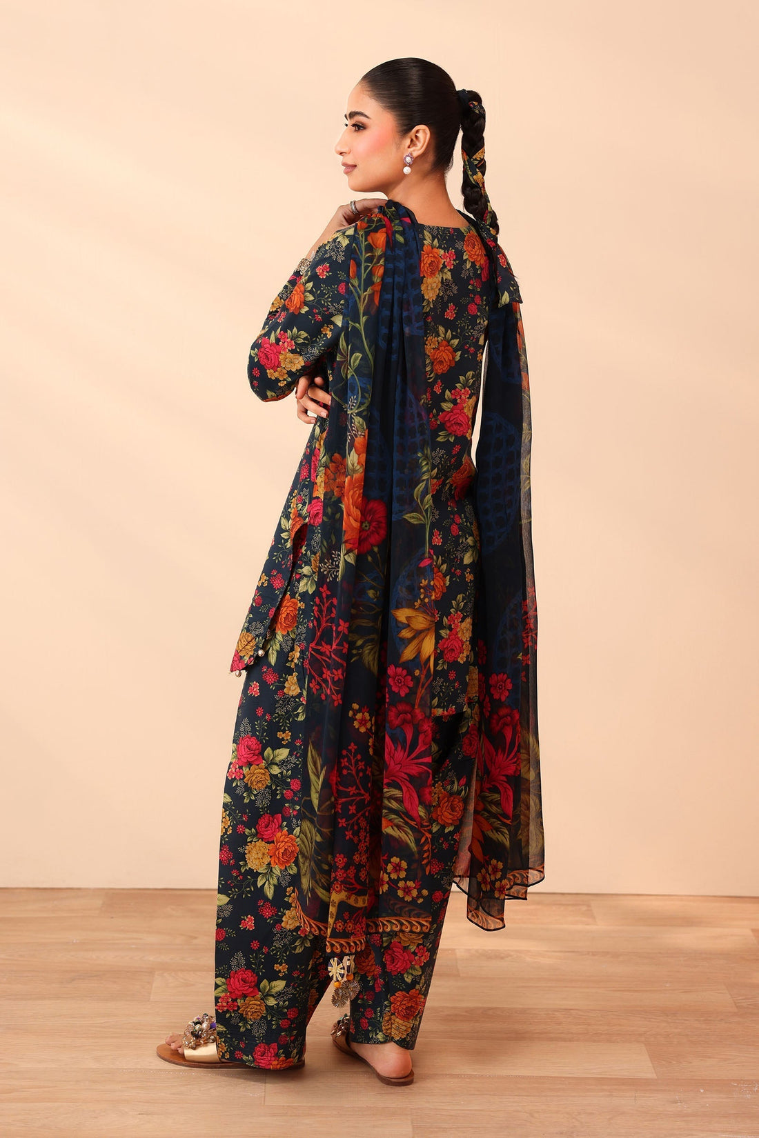 Maria B | Luxury Winter Pret 25 | DW-PF25-63-Teal
