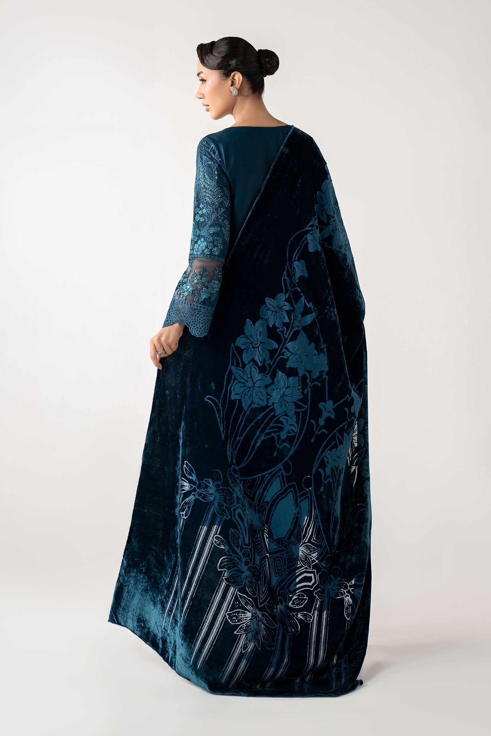 Maria B | Luxury Winter Pret 25 | DW-W25-24-Teal