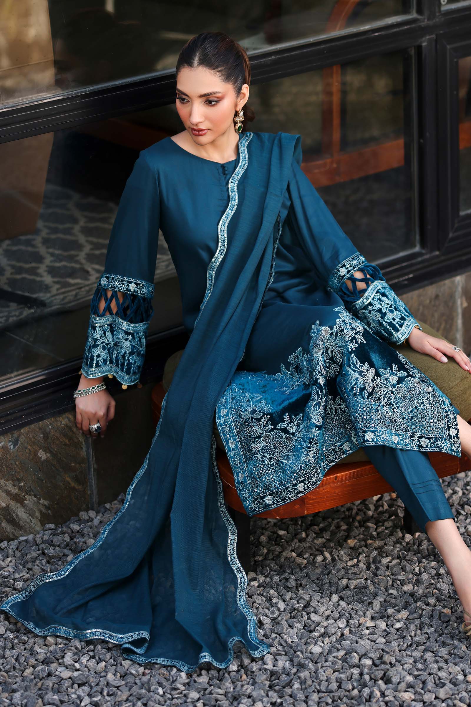 Maria B | Pre Fall 25 | DW-W25-48-Teal