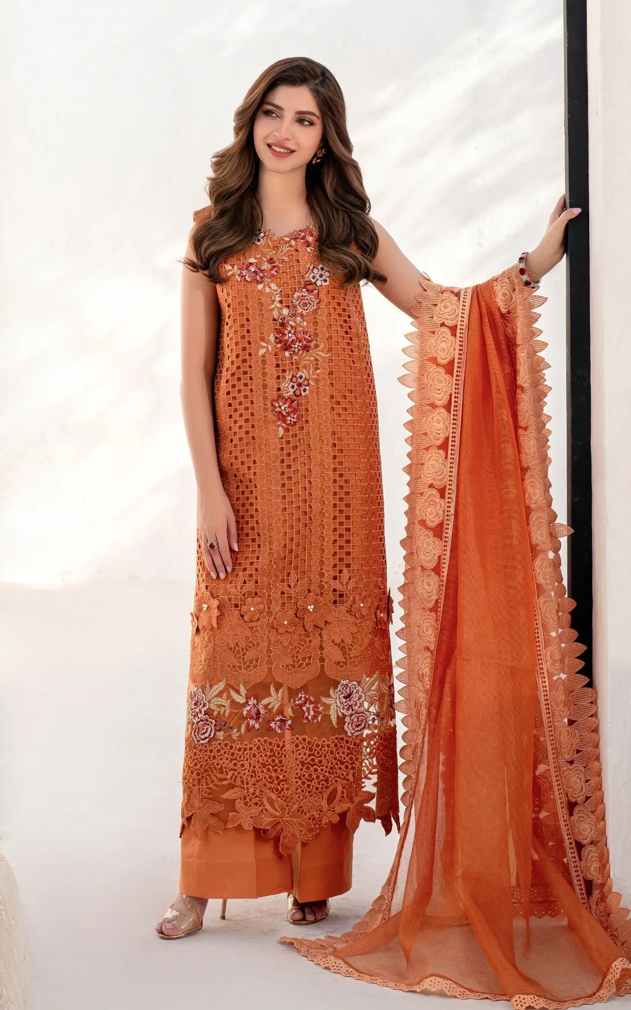 Asifa and Nabeel | Azalia Summer 25 | Day lily (AZL25-07) - House Of Zarish