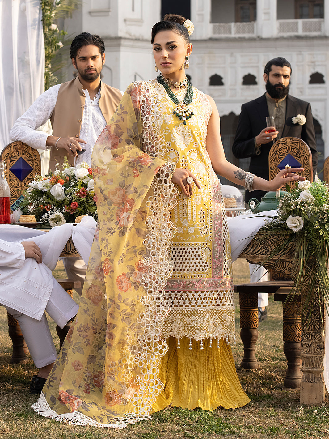 Mahnur | Mahrukh Luxury Lawn 24 | DELIA - House of Zarish