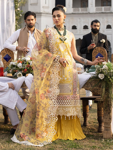Mahnur | Mahrukh Luxury Lawn 24 | DELIA - House of Zarish