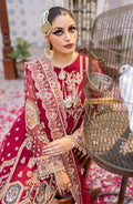 Zarin by Eleshia Embroidered Bamber 3Pc Suit D-08 Narina - House Of Anaya