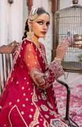 Zarin by Eleshia Embroidered Bamber 3Pc Suit D-08 Narina - House Of Anaya