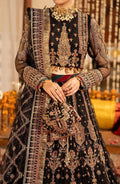 Zarin by Eleshia Embroidered Net 3Pc Suit D-09 Kamila - House Of Anaya