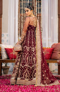 Zarin by Eleshia Embroidered Net 3Pc Suit D-10 Avyanna - House Of Anaya