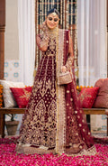 Zarin by Eleshia Embroidered Net 3Pc Suit D-10 Avyanna - House Of Anaya