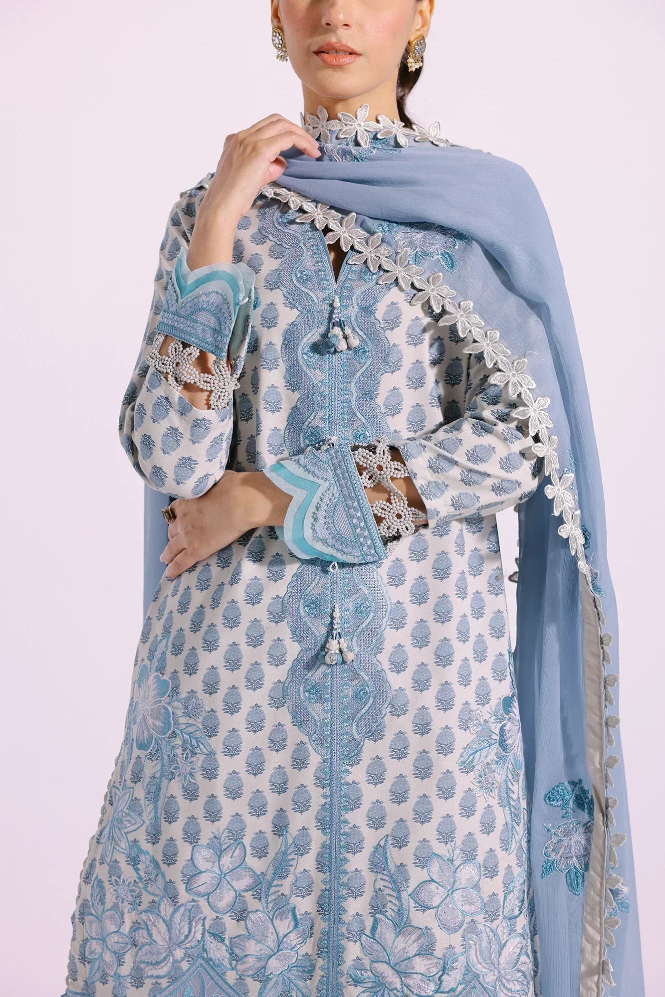 Ethnic | Rozana Collection SS 24 | E0413/203/615 - House Of Anaya