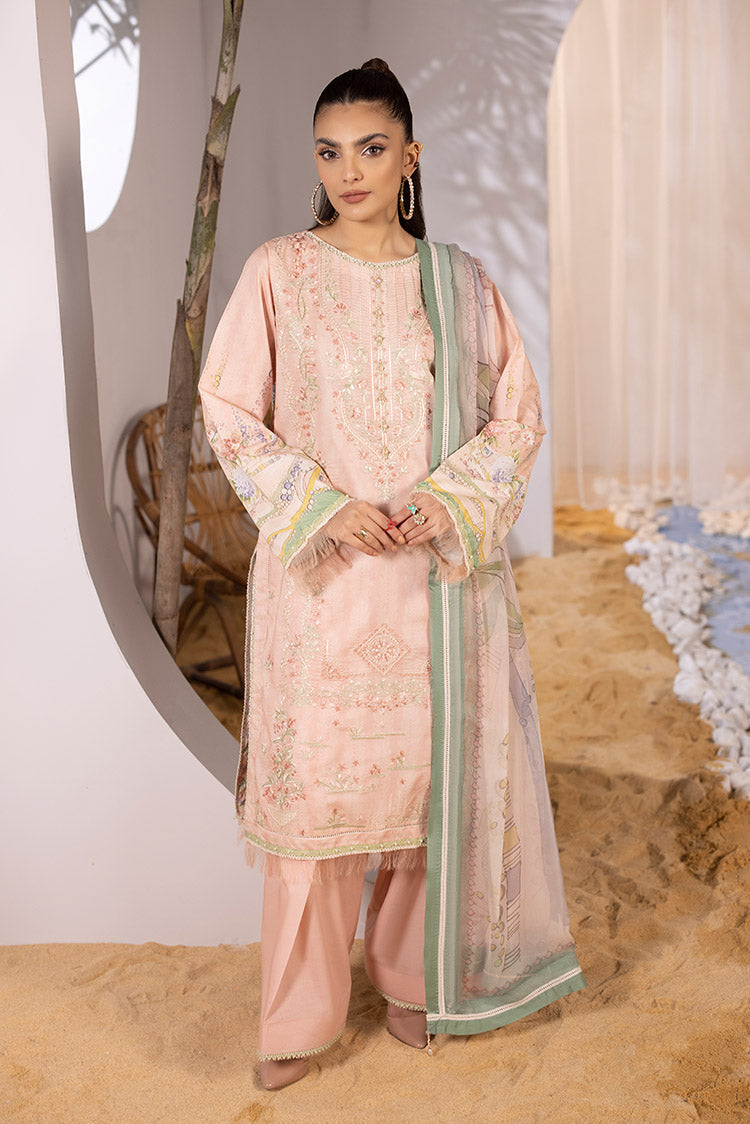 Ellena | Luxury Embroidered Collection| P-01 - House of Zarish