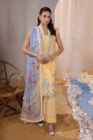 Ellena | Luxury Embroidered Collection| P-02 - House of Zarish