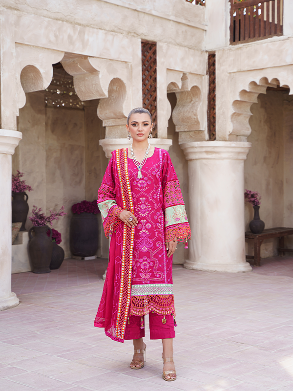 Zebtan | Zeenat Luxury Lawn Eid Collection | ZL 09 - House of Zarish