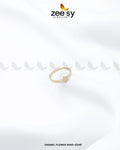 Enamel Flower Ring-8248 - House Of Zarish