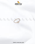 Enamel Flower Ring-8248 - House Of Zarish