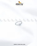 Enamel Flower Ring-8248 - House Of Zarish