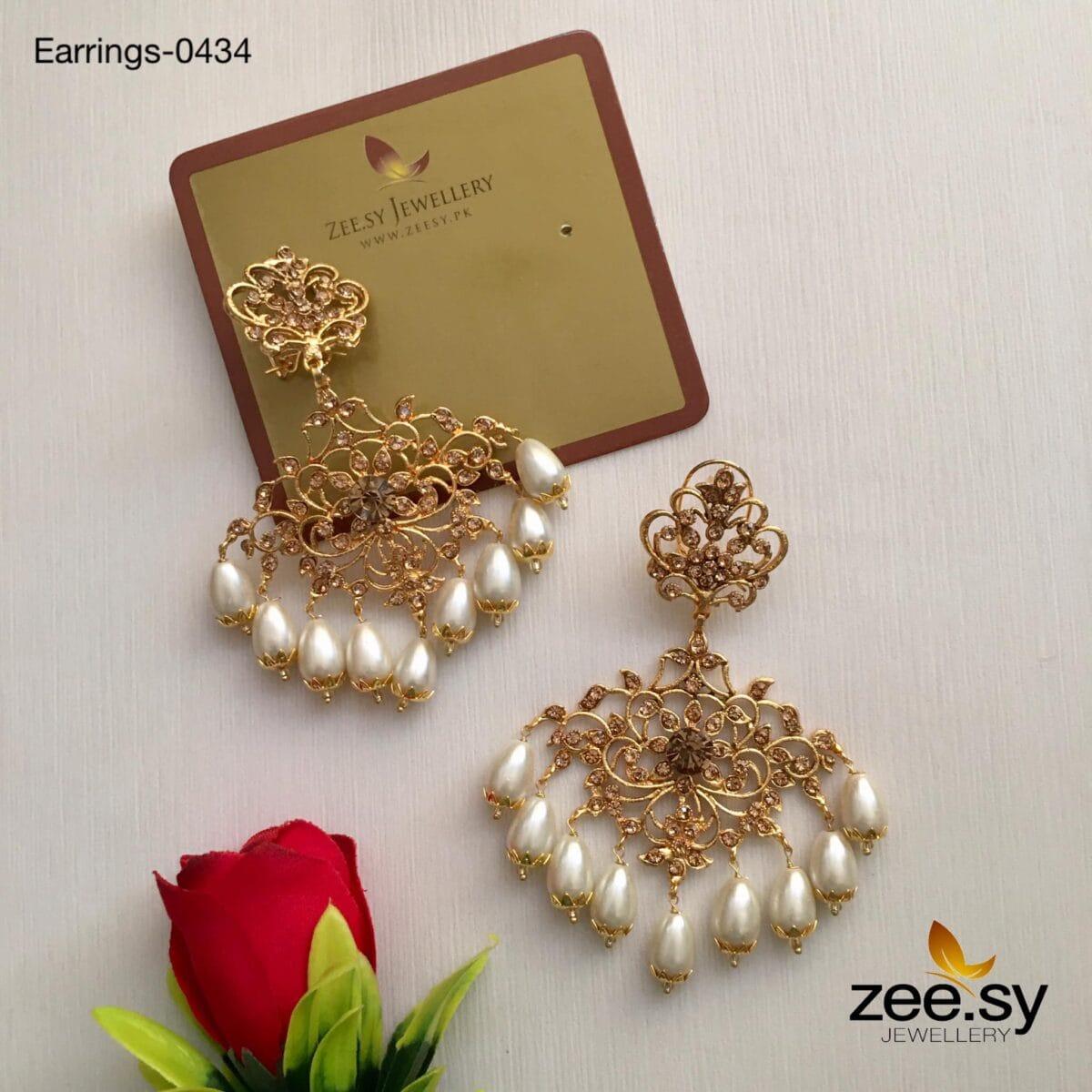 Sunflower Earrings-0434 - House Of Zarish